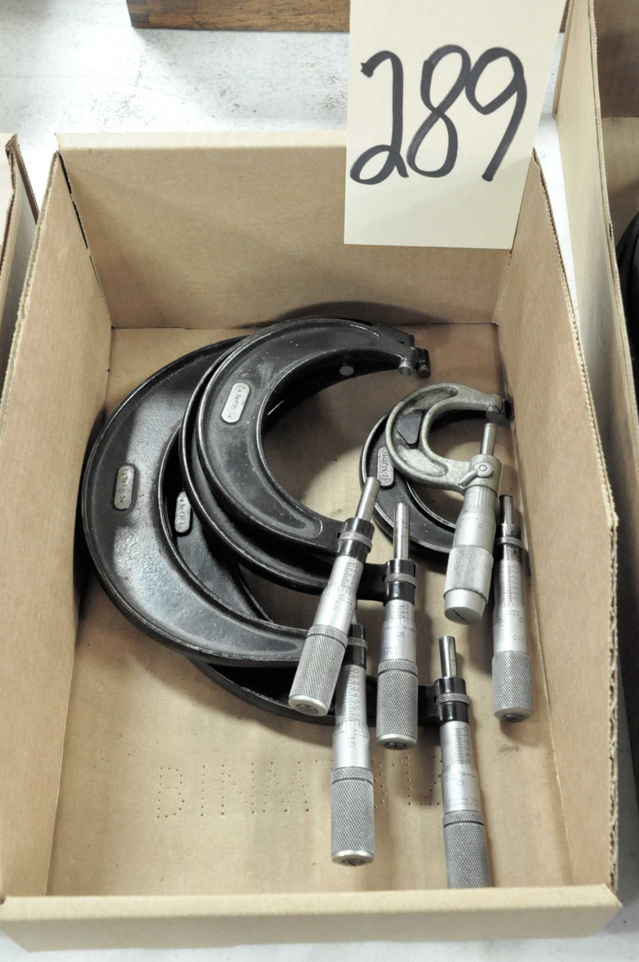 Lot 6 Asstd Micrometers in 1 Box - ELECTRIC POWER TOOLS