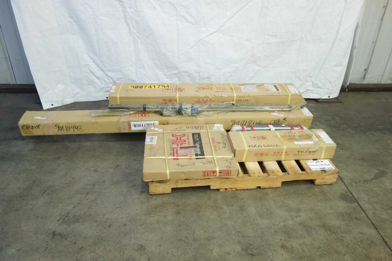 PALLET OF ASSORTED THK LINEAR MOTION BEARINGS AND BALL SCREW ASSEMBLIES - BEARINGS