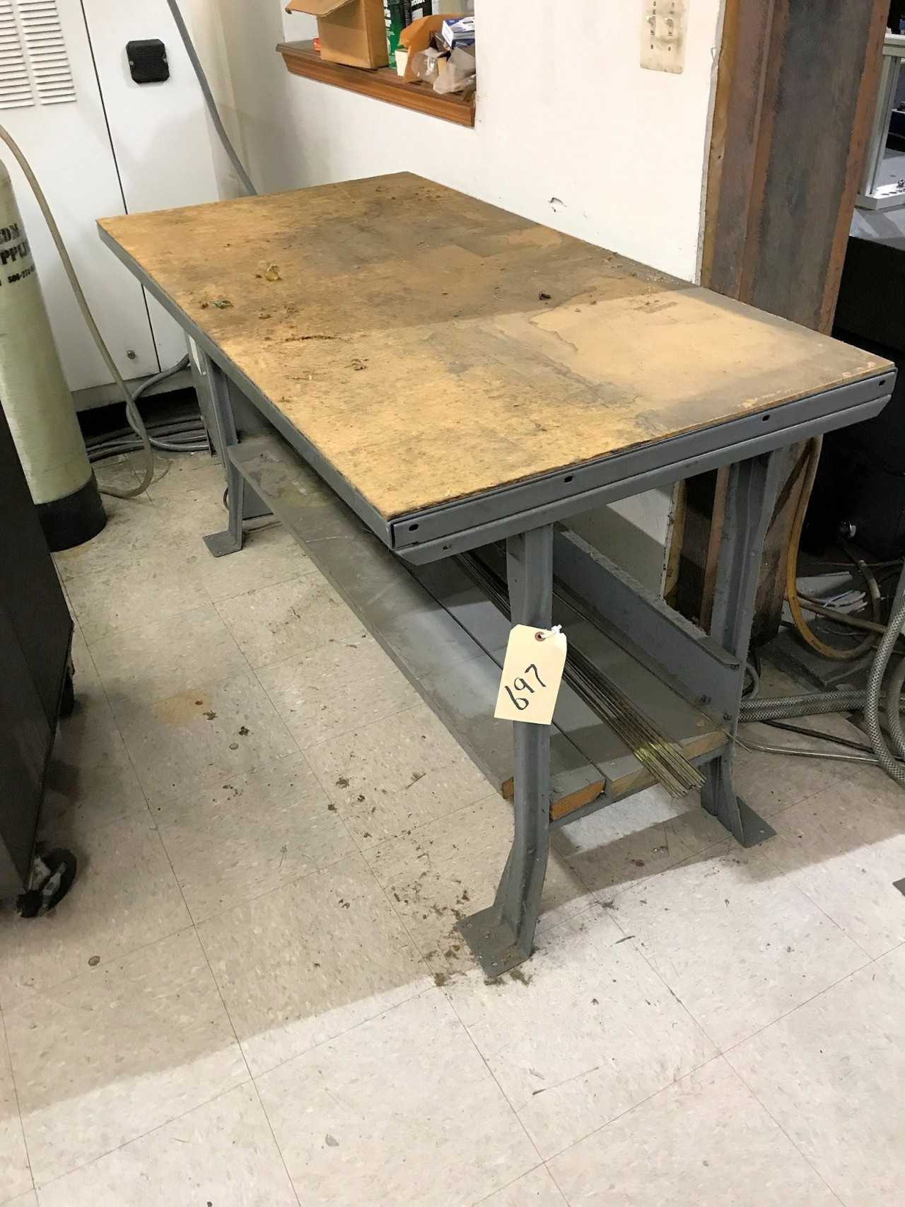 Lot-(4) Work Benches, (Contents Not Included), (Not to Be Removed Until Empty) - MISCELLANEOUS