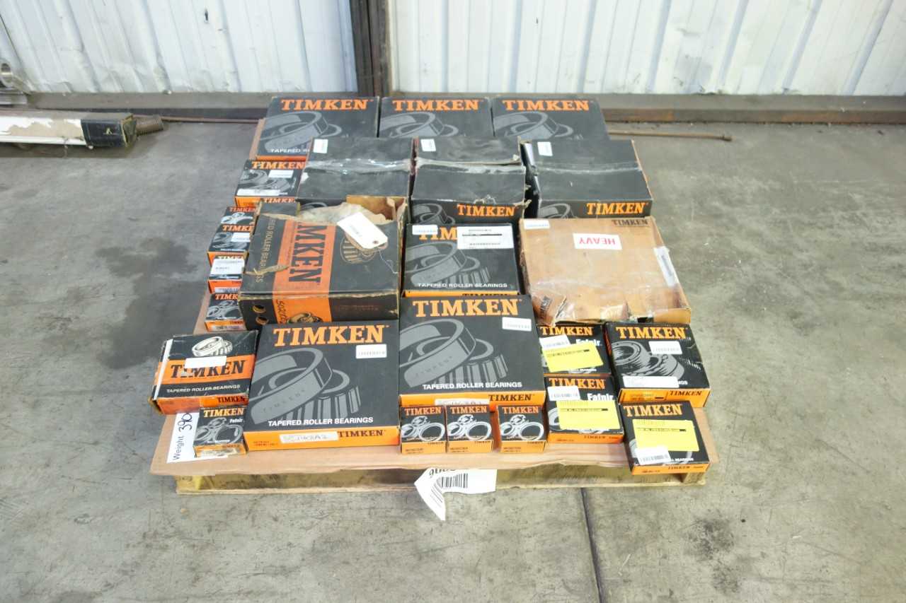 PALLET OF ASSORTED TIMKEN BEARINGS - BEARINGS