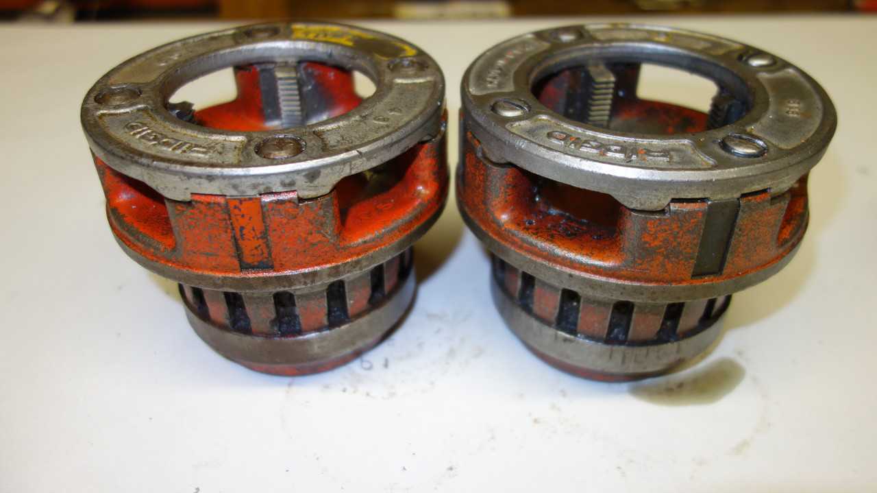 LOT OF 2 RIDGID 2 IN DIE HEADS - ELECTRIC POWER TOOLS