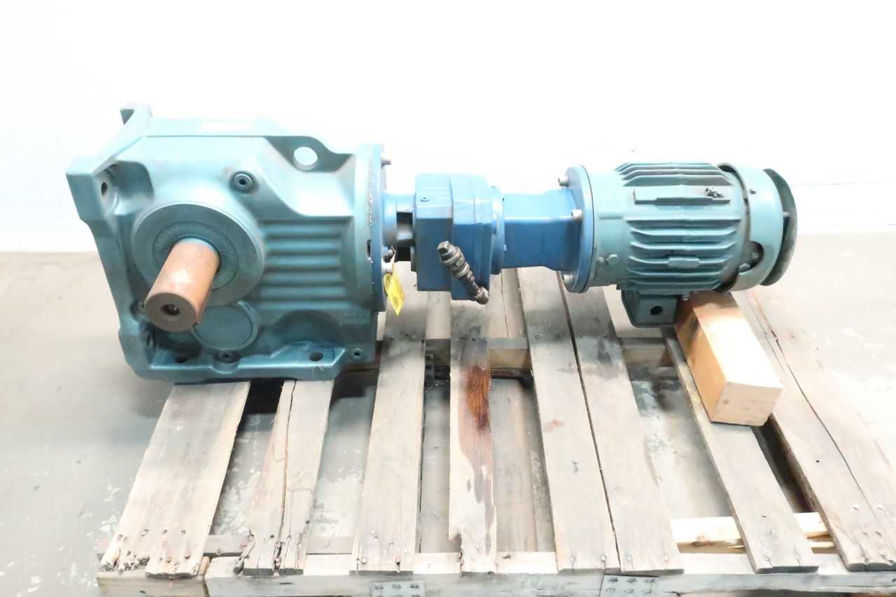 BALDOR VECP3665T K97R57AM184-KS GEAR MOTOR 184TC 652:1 5HP - GEAR REDUCERS