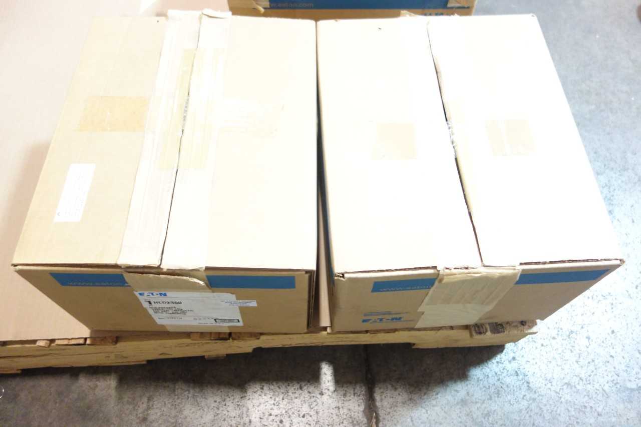 LOT OF 2 EATON HLD2300 2P 300A AMP 600V-AC MOLDED CASE BREAKER - CIRCUIT BREAKERS
