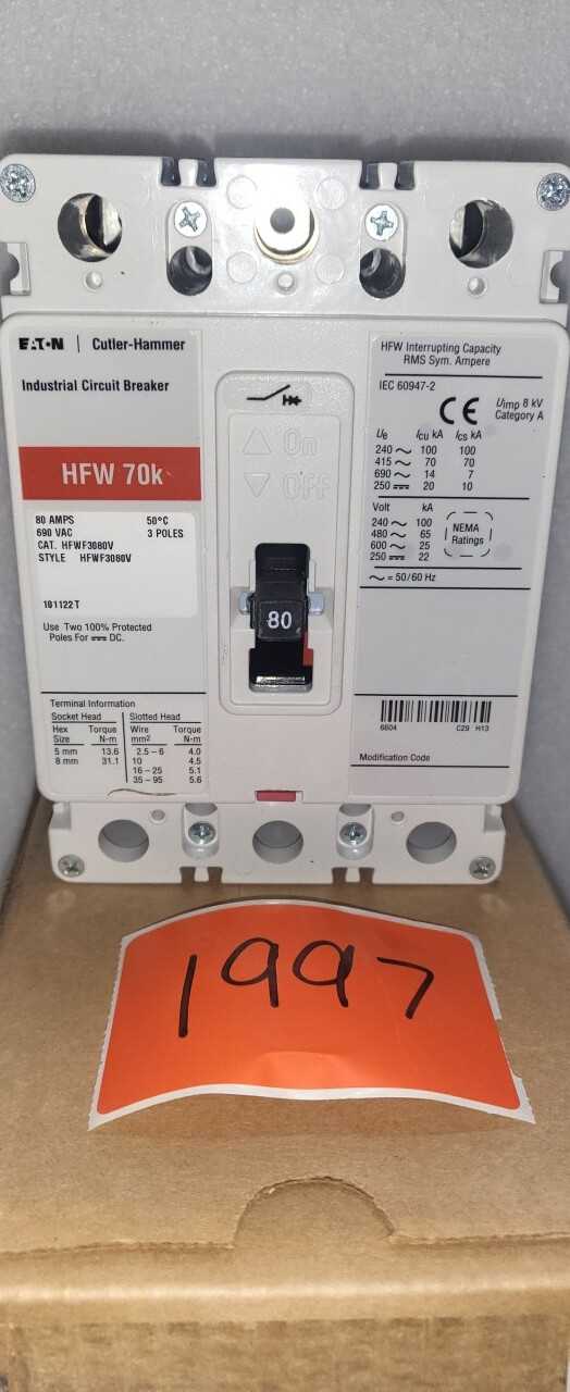 NEW SURPLUS BREAKERS - CIRCUIT BREAKERS
