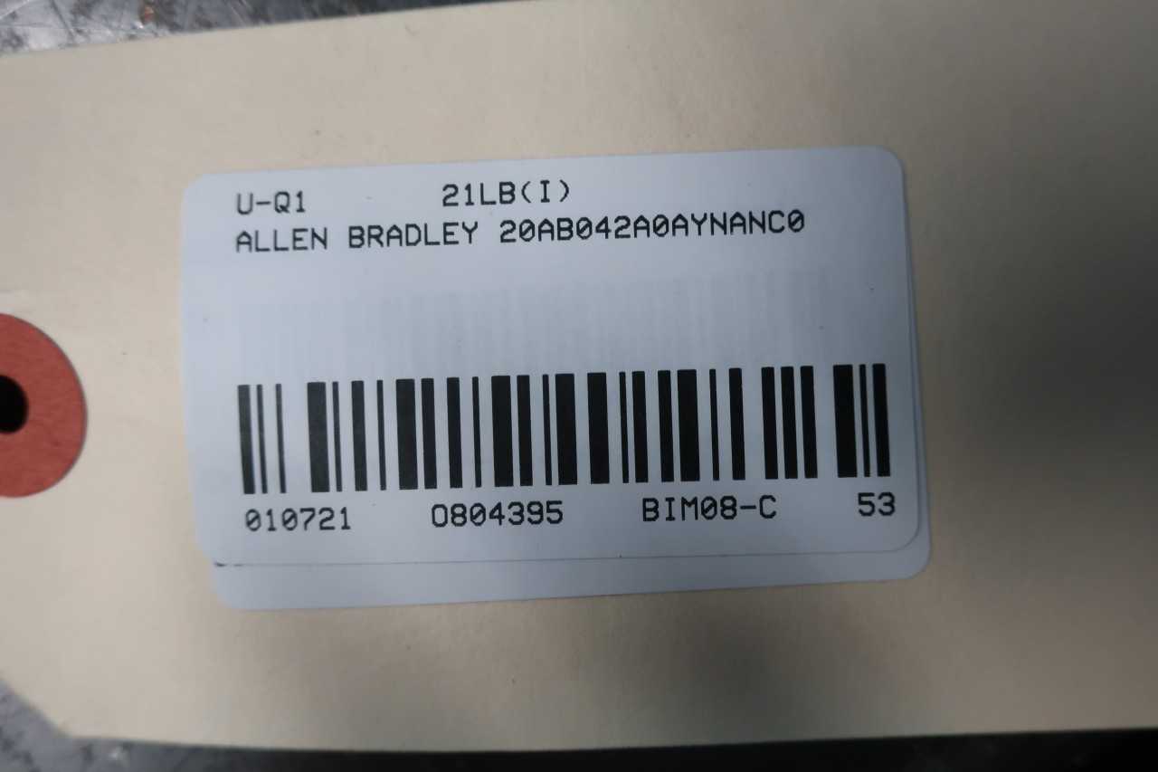 ALLEN BRADLEY 20AB042A0AYNANC0 POWERFLEX 70 VFD15HP - MOTOR DRIVES