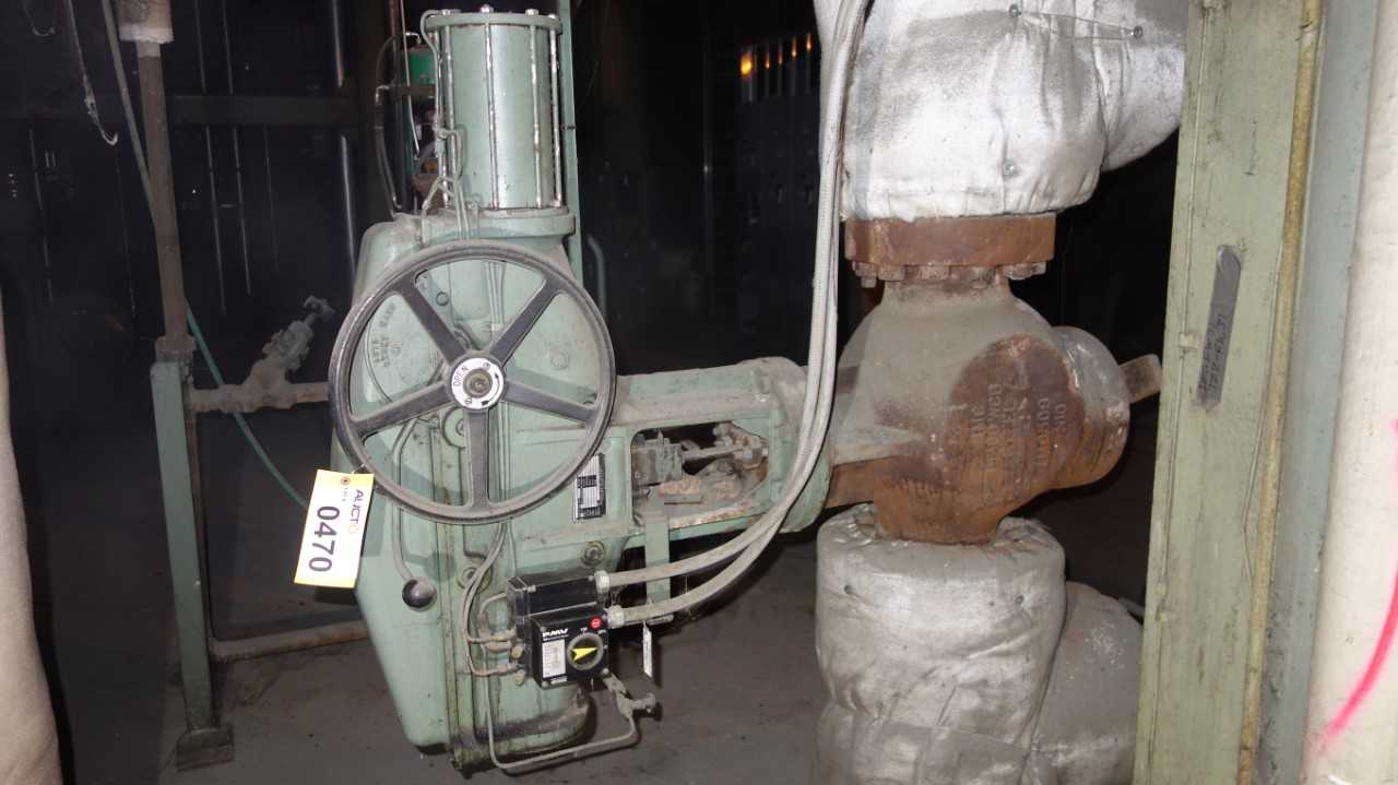 BAILEY VBJ-101A 6X6 IN STEEL FEEDWATER VALVE W/ PMV EP5 POSITIONER - VALVES