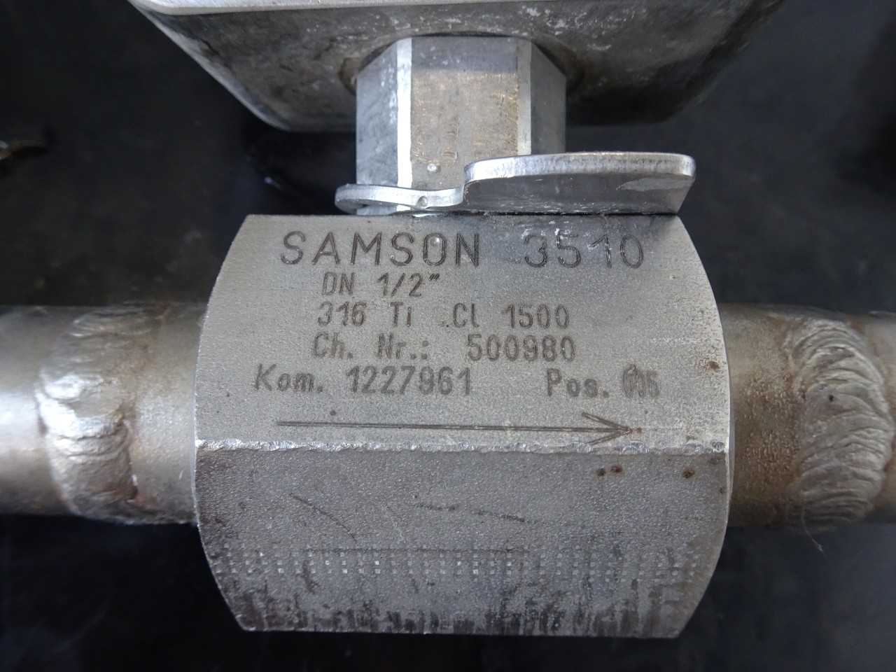 SAMSON 3510 STAINLESS CONTROL VALVES - CONTROL VALVE
