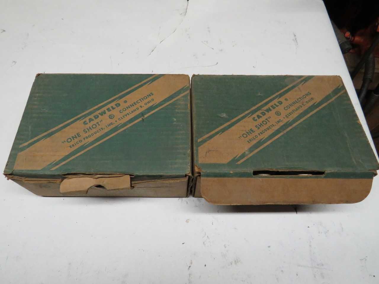 LOT OF CADWELD ONE SHOT CONNECTIONS S-2901- 4 TO 6 STR, S-2917-A 4 TO 6 STR - HAND TOOLS