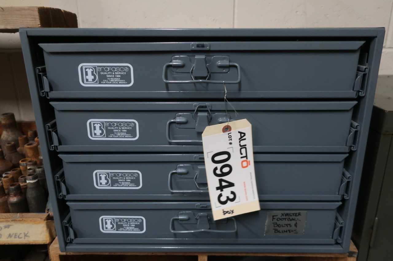 BRAFASCO 4 DRAWER TOOL BOX W/ CONTENTS - TOOL STORAGE