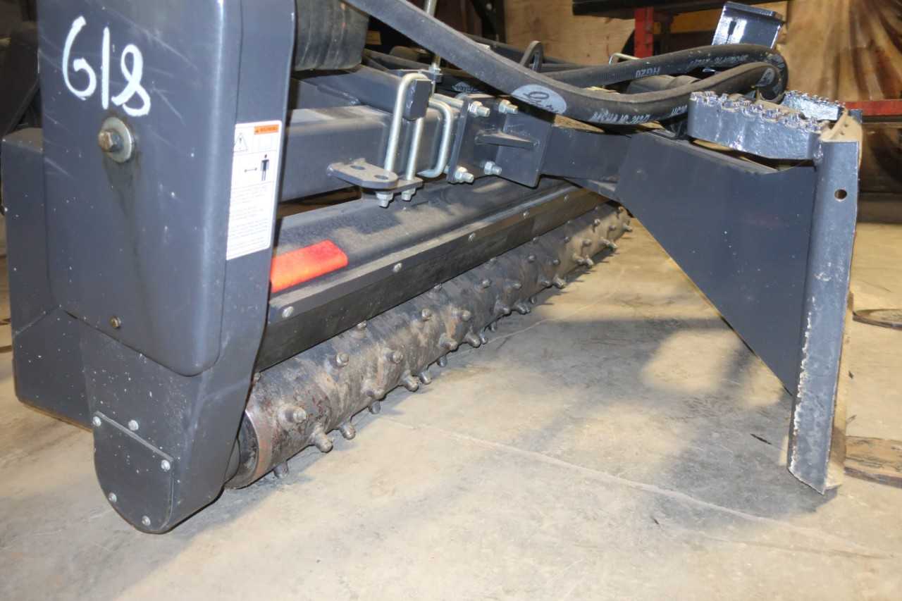 CASE SKID STEER HARLEY RAKE ATTACHMENT - CONSTRUCTION EQUIPMENT ATTACHMENTS