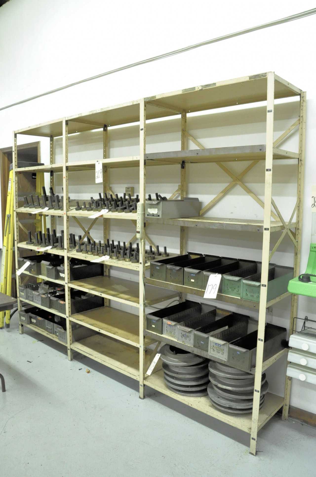 Lot-(3) Sections of Shelving 84"H X 36"W X 18"D, (Contents Not - SHELVING