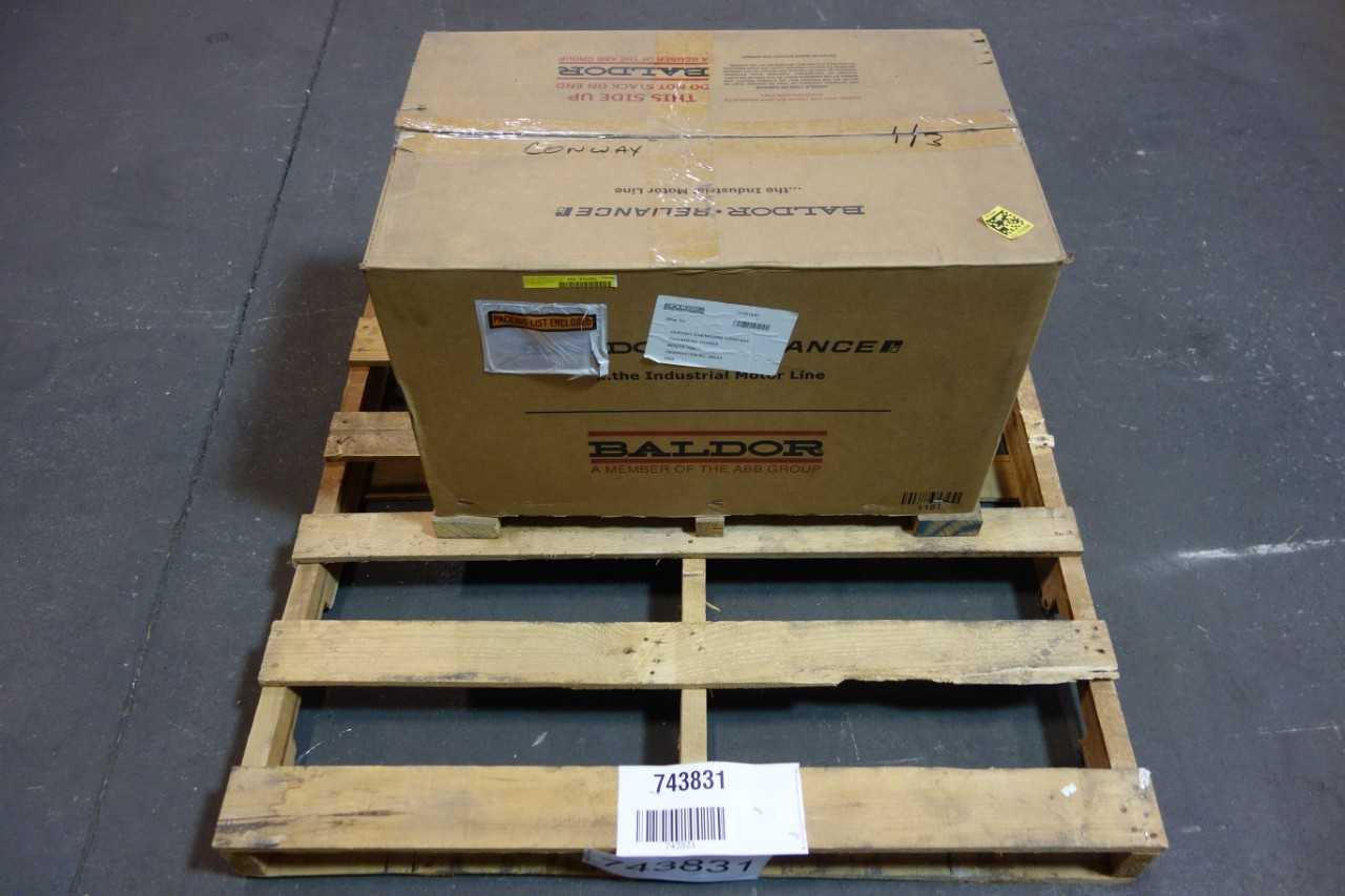 LOT OF 1 BALDOR ECP83774T-5 215T 3PH 10HP 1760RPM 1-3/8IN 575V-AC AC MOTOR - ELECTRIC MOTORS
