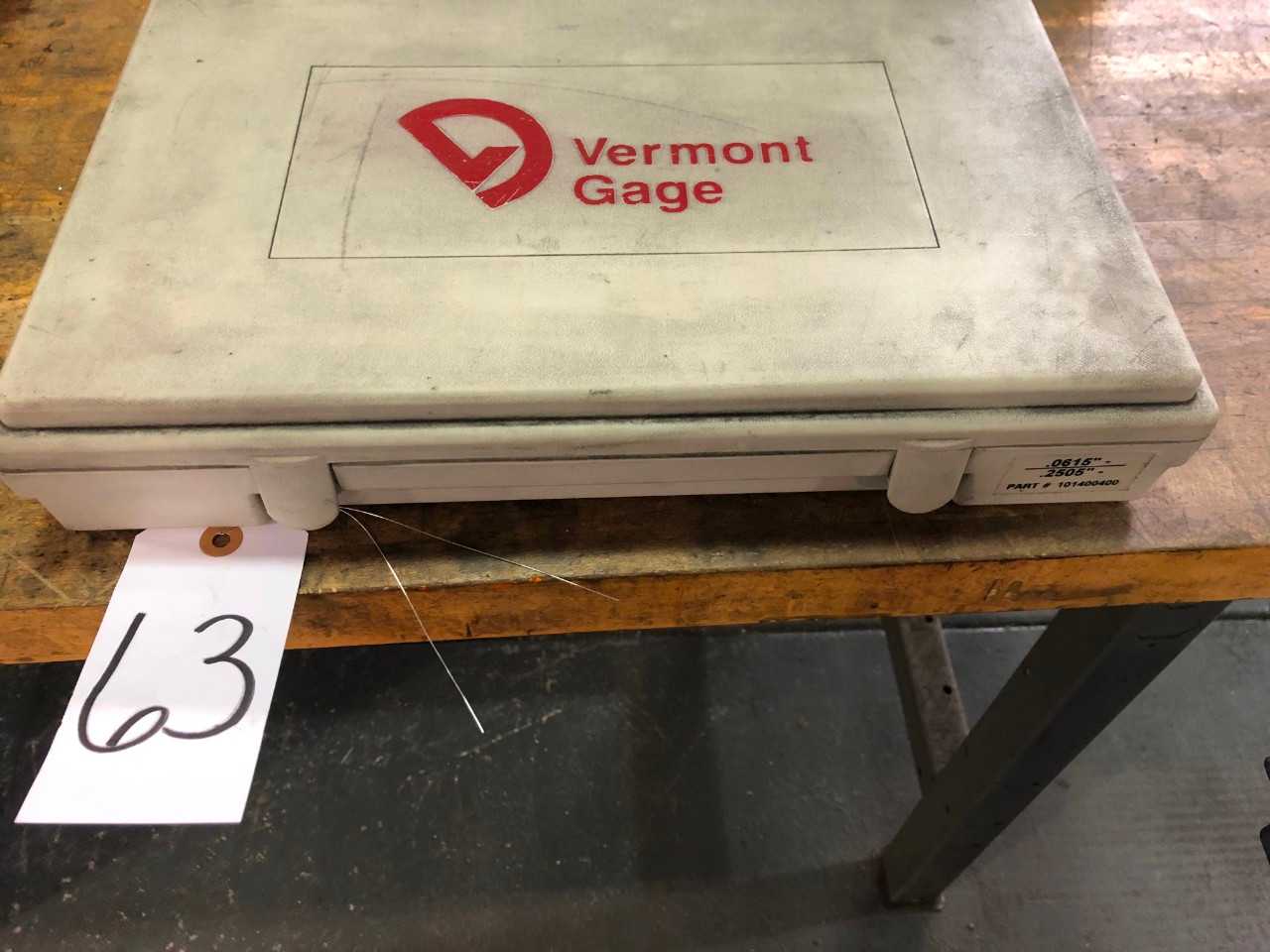 Vermont Pin Gage Set - PROCESS EQUIPMENT