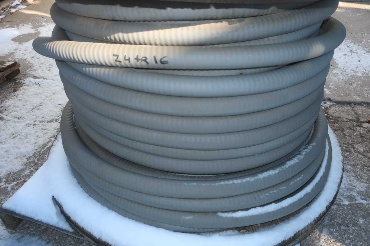 3 SPOOLS OF ASSORTED INSULATED CABLE-WIRE - ELECTRICAL COMPONENTS