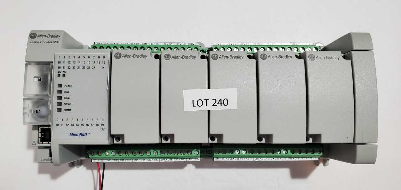 Allen Bradley Micro 850 2080-LC50-48QWB PLC - AUTOMATION & CONTROLS Allen Bradley Micro 850 2080-LC50-48QWB PLC - AUTOMATION & CONTROLS