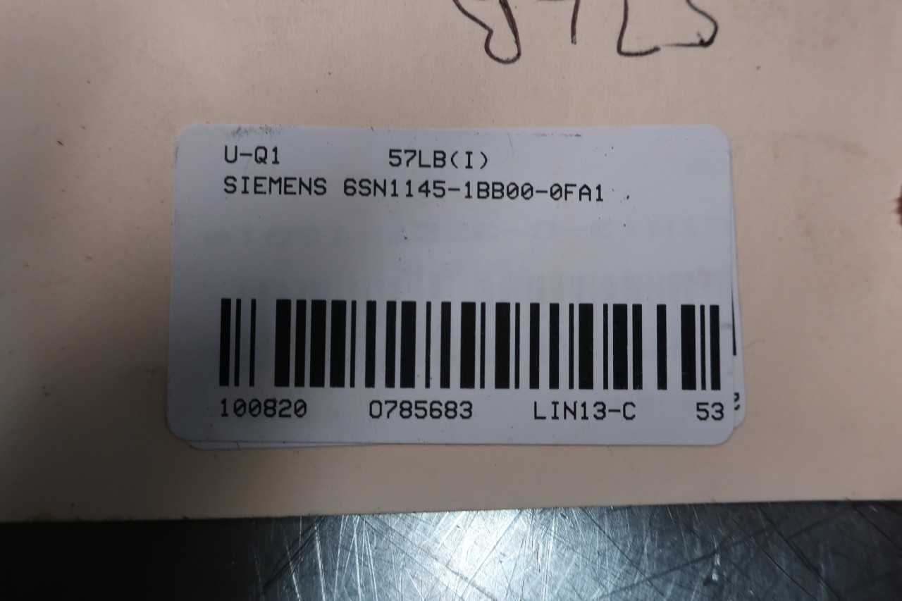 SIEMENS SIMODRIVE FEEDBACK SERVO MODULE - AUTOMATION & CONTROLS
