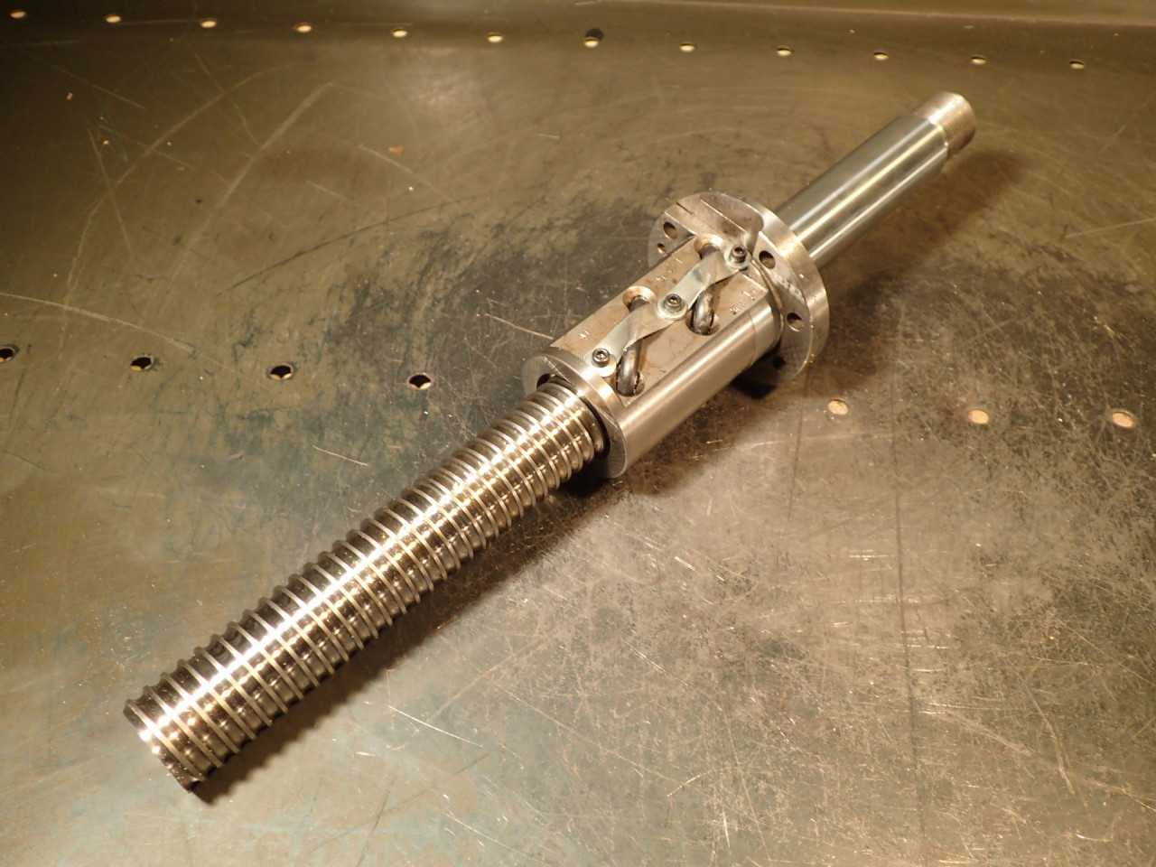 Barnes Industries Ball Screw: 5mm Pitch, 150mm Travel, 25mm x 1.5 End Thread USA - MACHINING ACCESSORIES & TOOLING