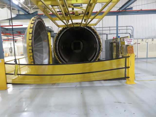 TEC Autoclave 10' X 50' 650 Degree, 210 PSI, under power at this time. - PROCESS EQUIPMENT