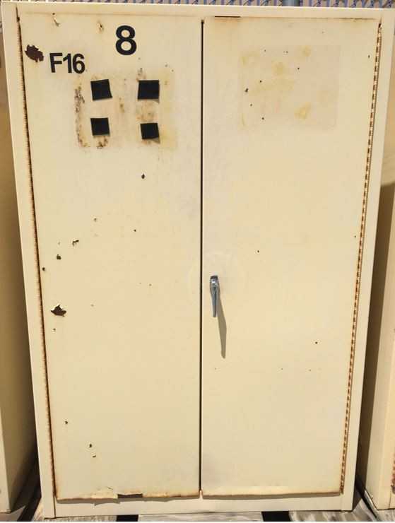 Fire Cabinet 18" L x 43.25" W x 65" H - TOOL STORAGE