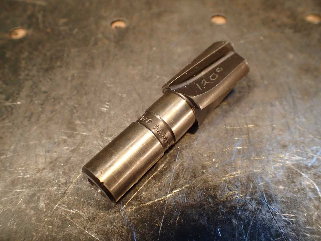 101-9075 3/4" 90 Degree Counterbore: 1/4" Pilot Hole, 9/16" #1 Pin Drive Shank - HOLEMAKING TOOLS