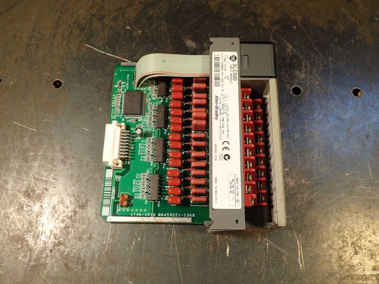 Allen Bradley SLC-500 1746-IA16 Ser D Input Module: 1746-1A16, 115 VAC - AUTOMATION & CONTROLS