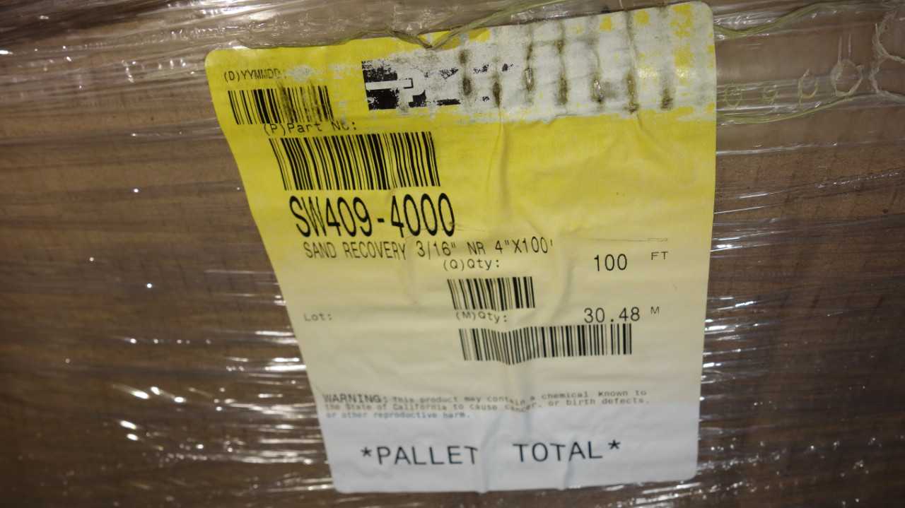 PARKER SW409-4000 SAND RECOVERY HOSE 4IN - HOSE