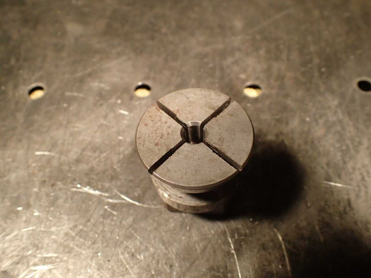 Ziegler 3LX-255C Square Drive Tap Collet: 1/4" -N FL Tool 3-TC-255 TA3-255C LX3 - HOLEMAKING TOOLS