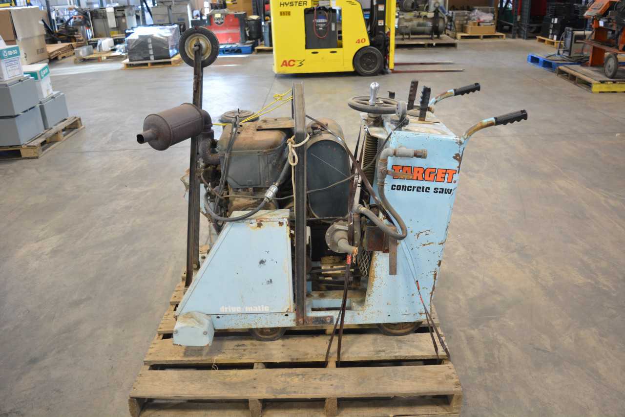 Target Concrete Saw, Wisconsin Model TCP Engine - METAL SAWS