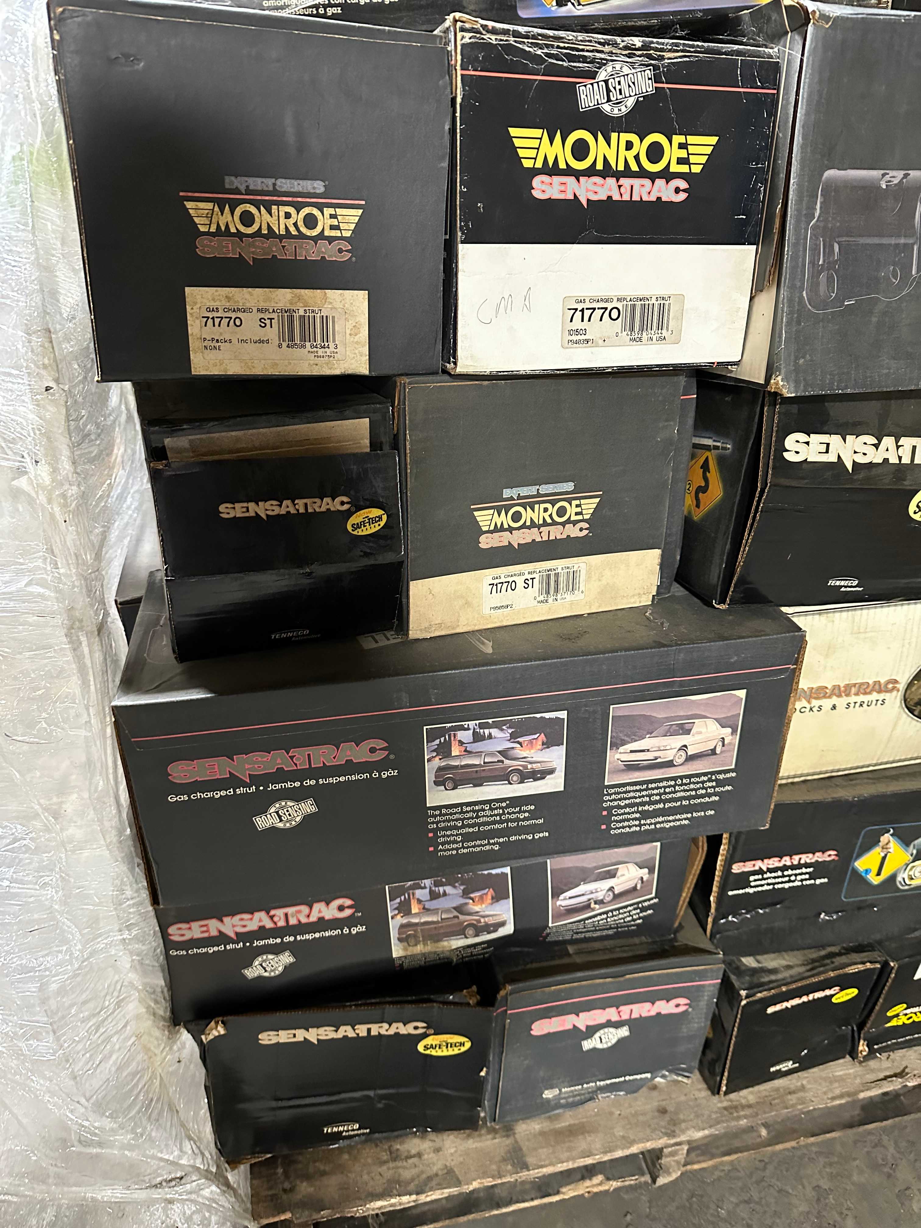 Pallet of Monroe and Tennaco Automotive Shocks - QTY 35 - INDUSTRIAL PARTS