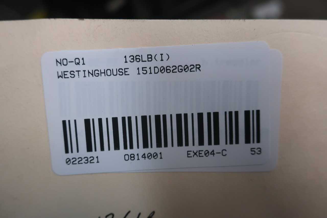 WESTINGHOUSE DS-206 151D062G02R LOW-VOLTAGE AC 800A AMP 125V-DC AIR POWER BREAKER - CIRCUIT BREAKERS