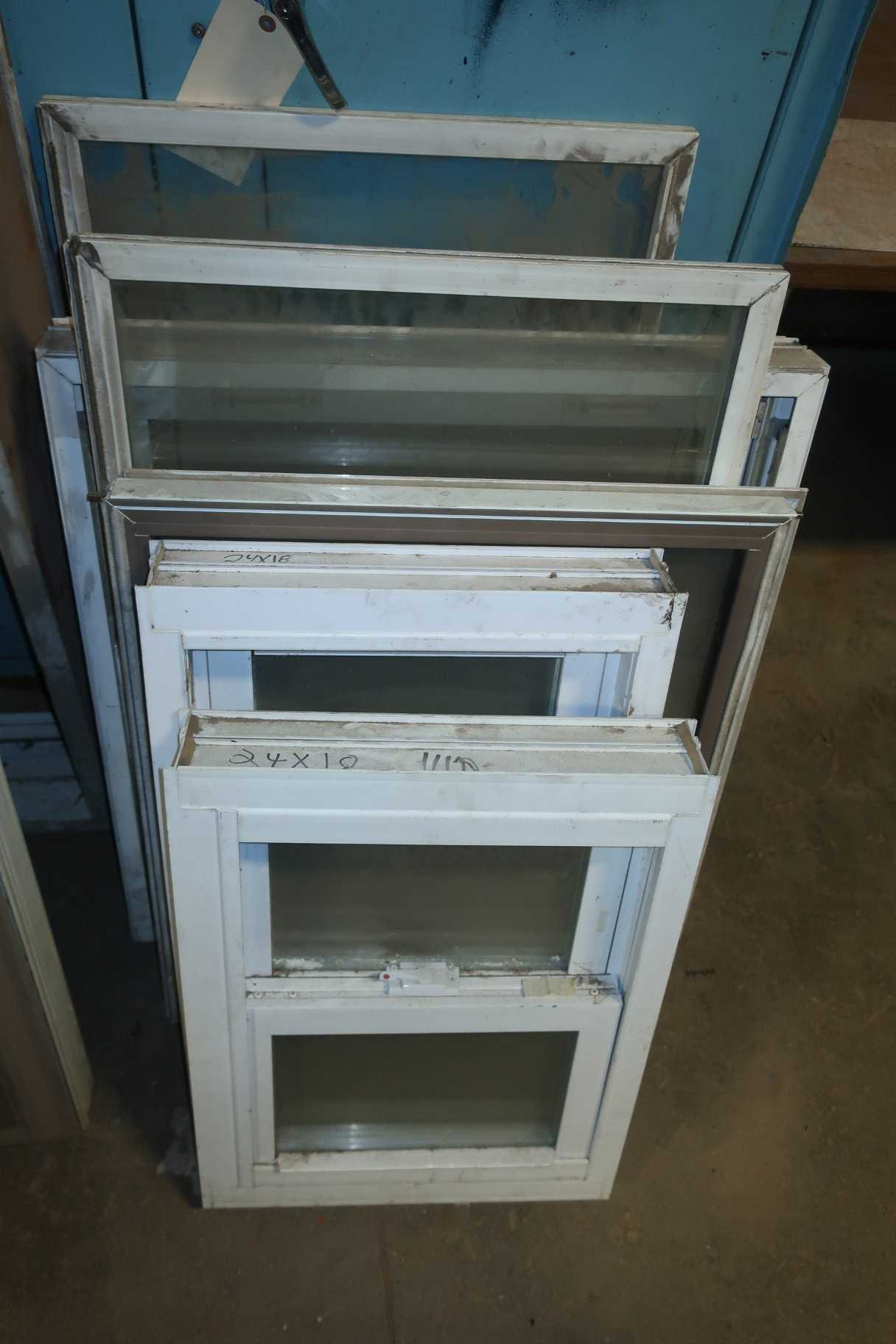 LOT OF ASSORTED WINDOWS - MISCELLANEOUS