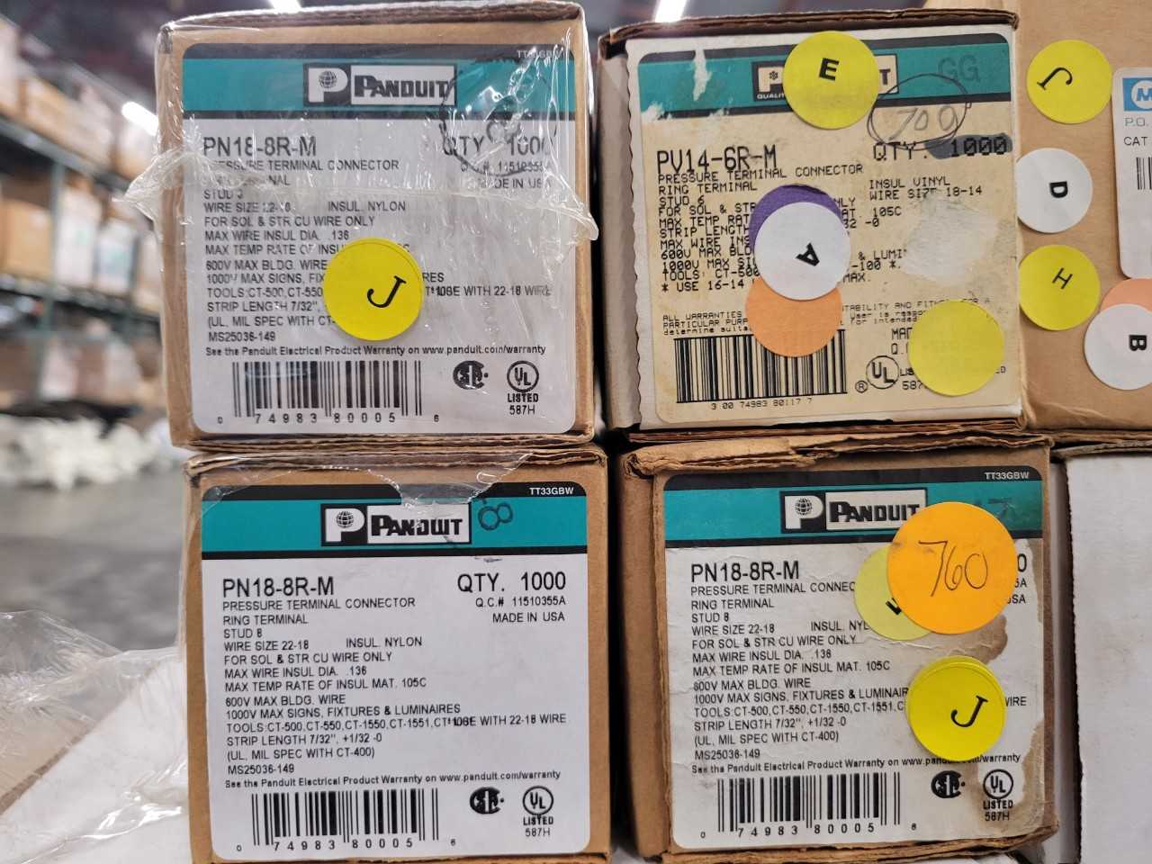 [Eaton, Morris, Panduit]  Lugs, Terminals, Female Sleeve Assys. - INDUSTRIAL PARTS