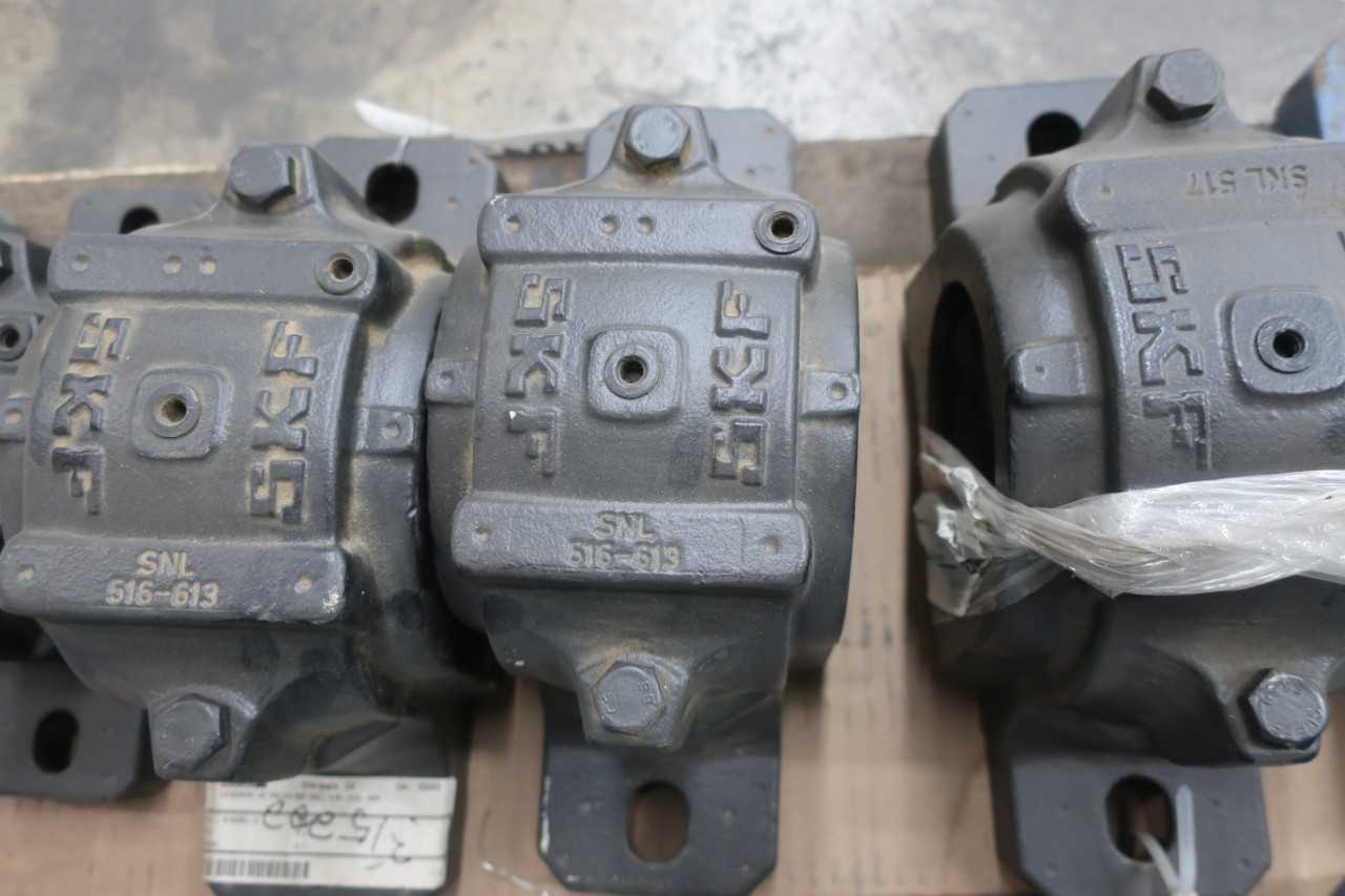 PALLET OF ASSORTED SKF SPLITCASE PILLOW BLOCK BEARING HOUSEINGS - BEARINGS