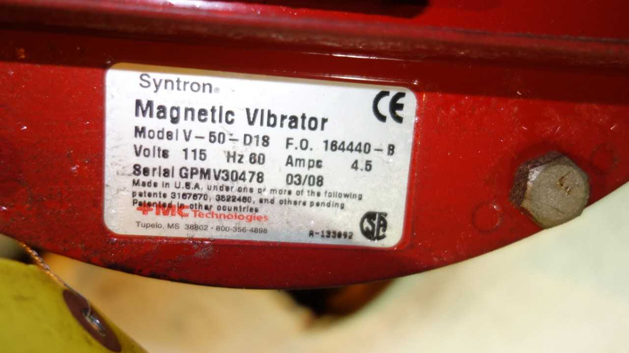 LOT OF 4 SYNTRON V-50-D1S 115V-AC MAGNETIC VIBRATOR - ELECTRICAL COMPONENTS
