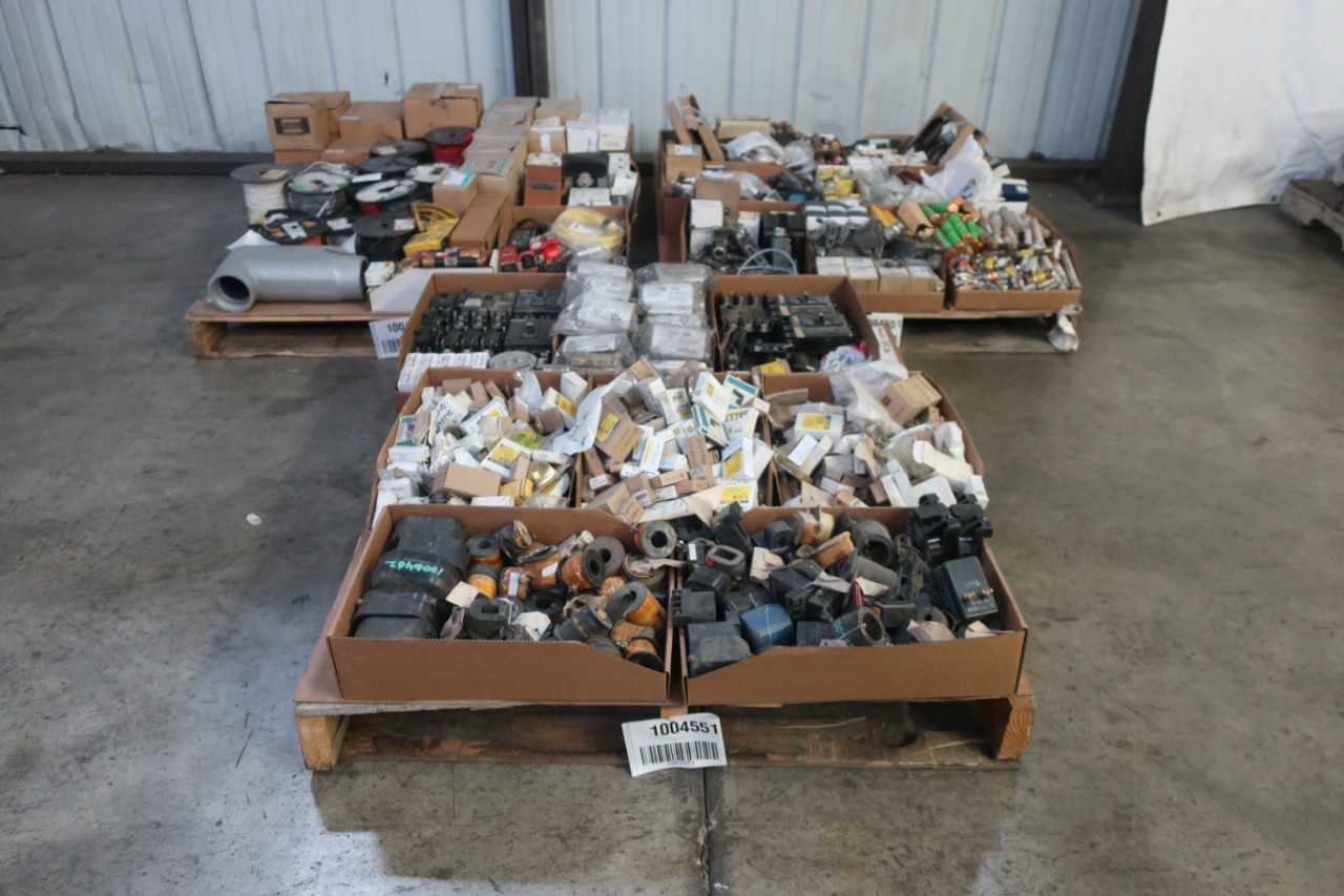 3 PALLETS OF ASSORTED ELECTRICAL COMPONENTS - ELECTRICAL COMPONENTS