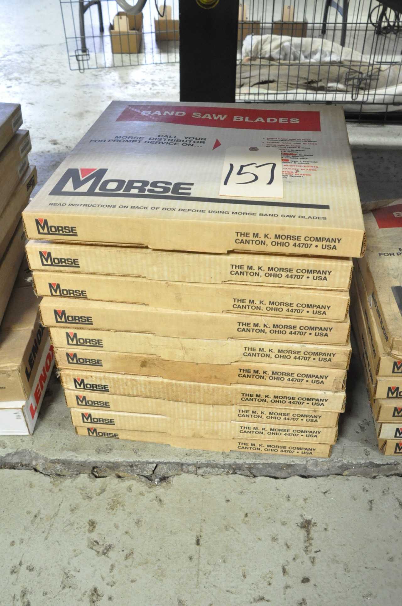 Lot Morse Band Saw Blades in 1 Stack - ELECTRIC POWER TOOLS
