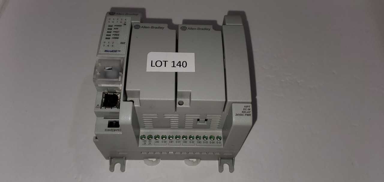 Allen Bradley Micro 830 2080-LC30-16QWB PLC - AUTOMATION & CONTROLS