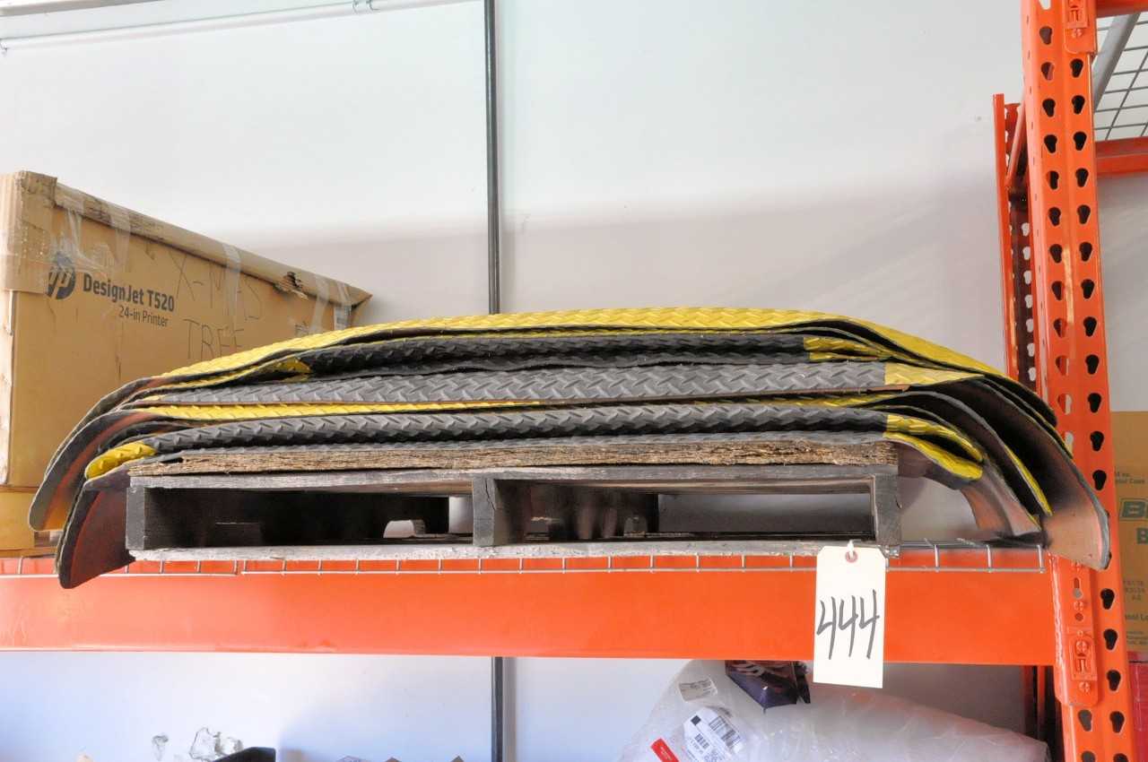 Lot-Rubber Station Floor Mats on (1) Pallet, (Located on Top Shelf of Pallet Racking) - MATERIAL HANDLING