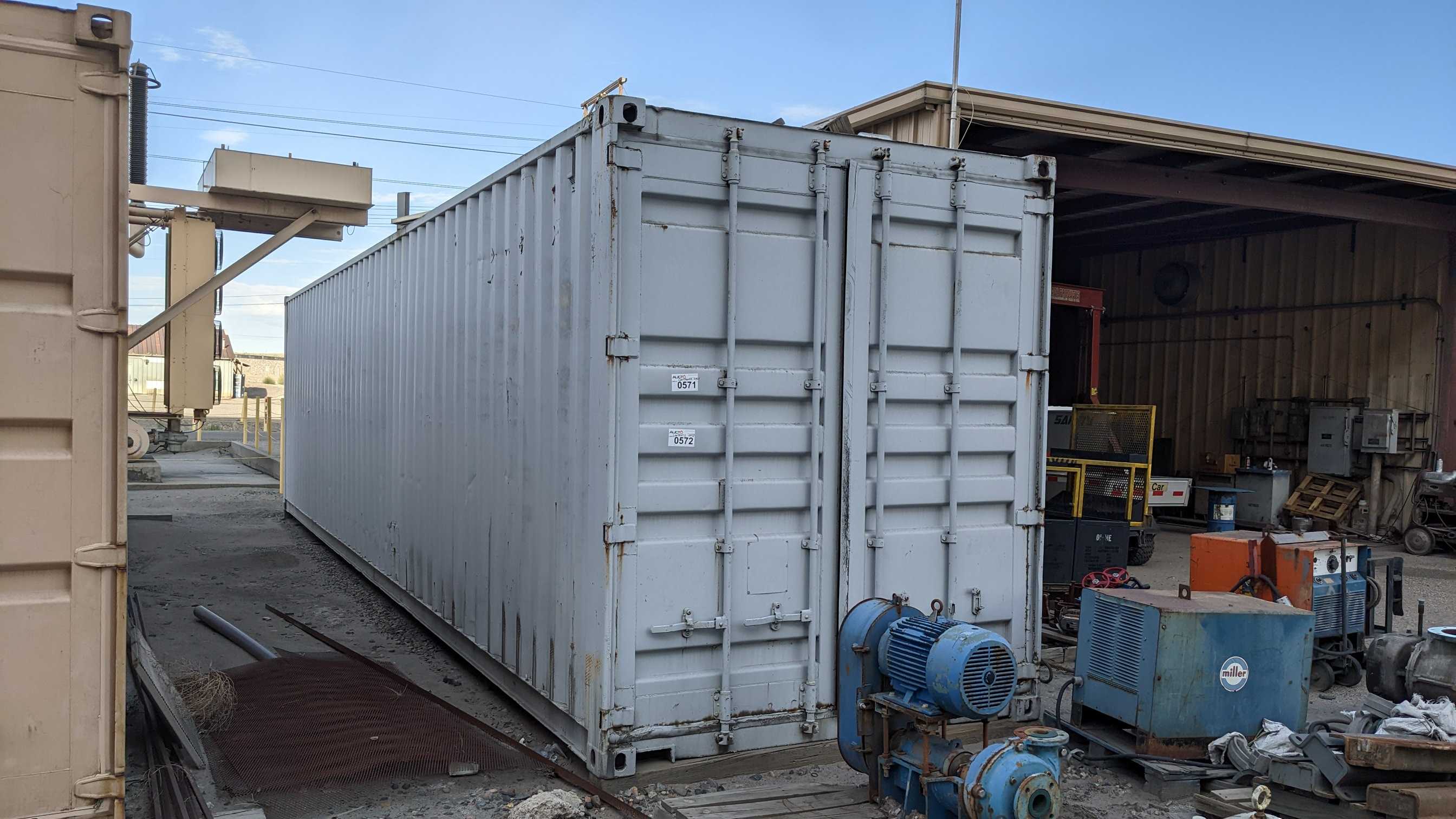 SHIPPING CONTAINER - INDUSTRIAL PARTS