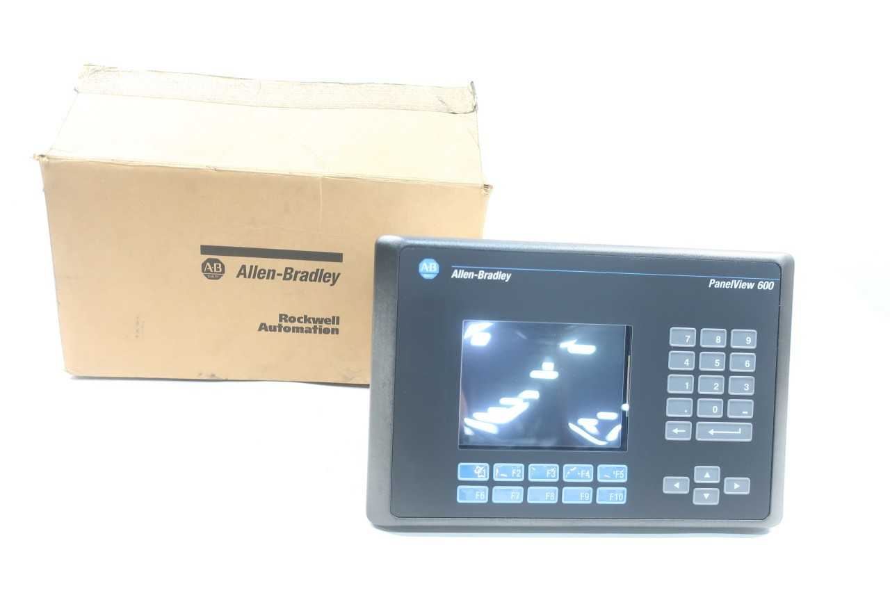 ALLEN BRADLEY 2711-K6C9L1X PANELVIEW 600 OPERATOR INTERFACE PANEL - AUTOMATION & CONTROLS