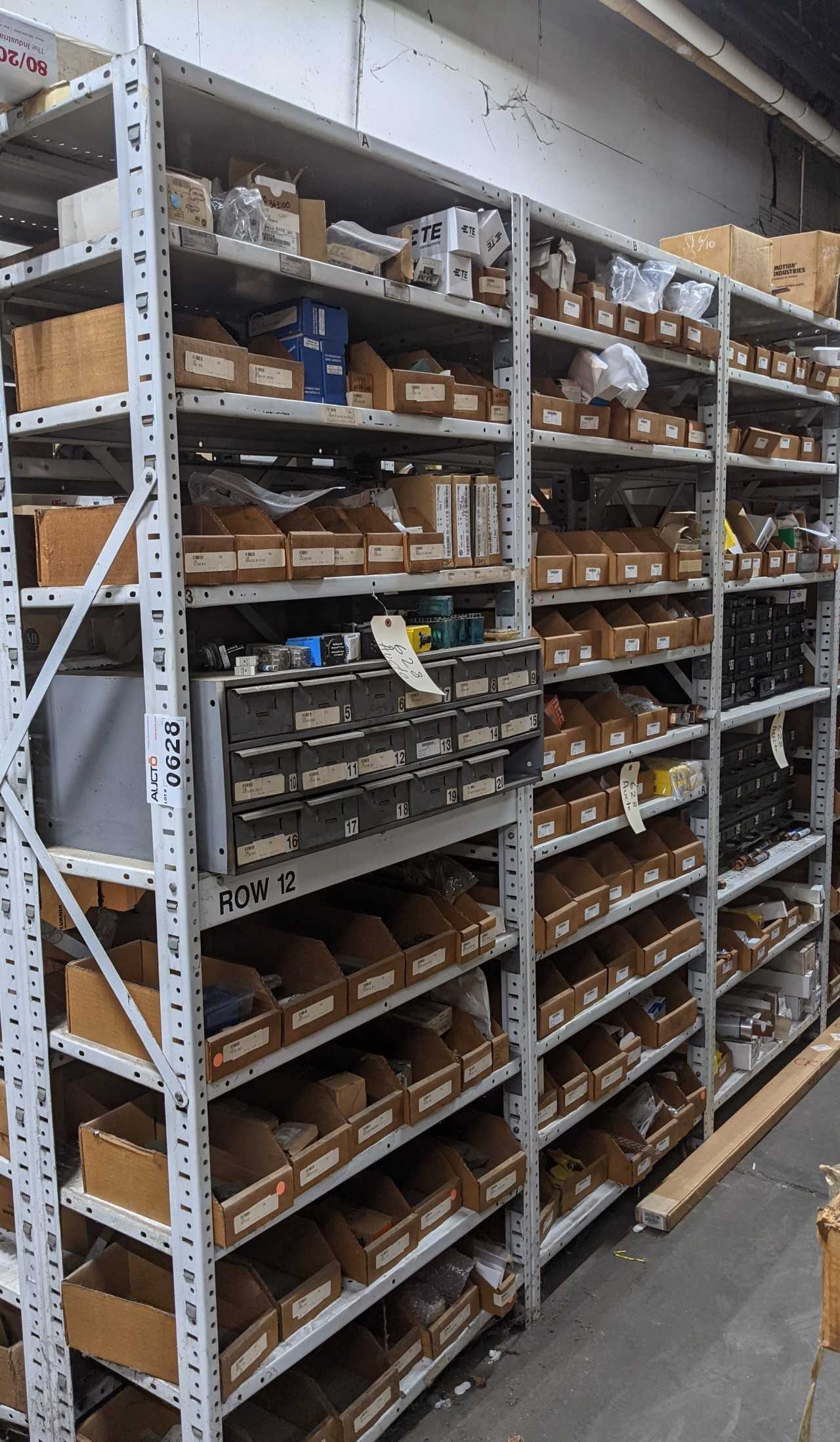 CONTENTS OF 3 SHELVES MRO , ELECTRICAL FUSE, RELAYS - MISCELLANEOUS