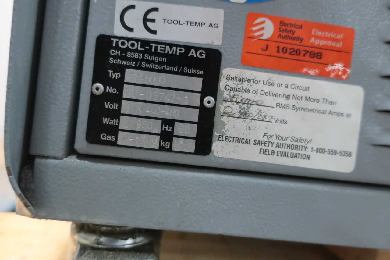 TOOL-TEMP WATER COOLED CHILLER - CONSTRUCTION