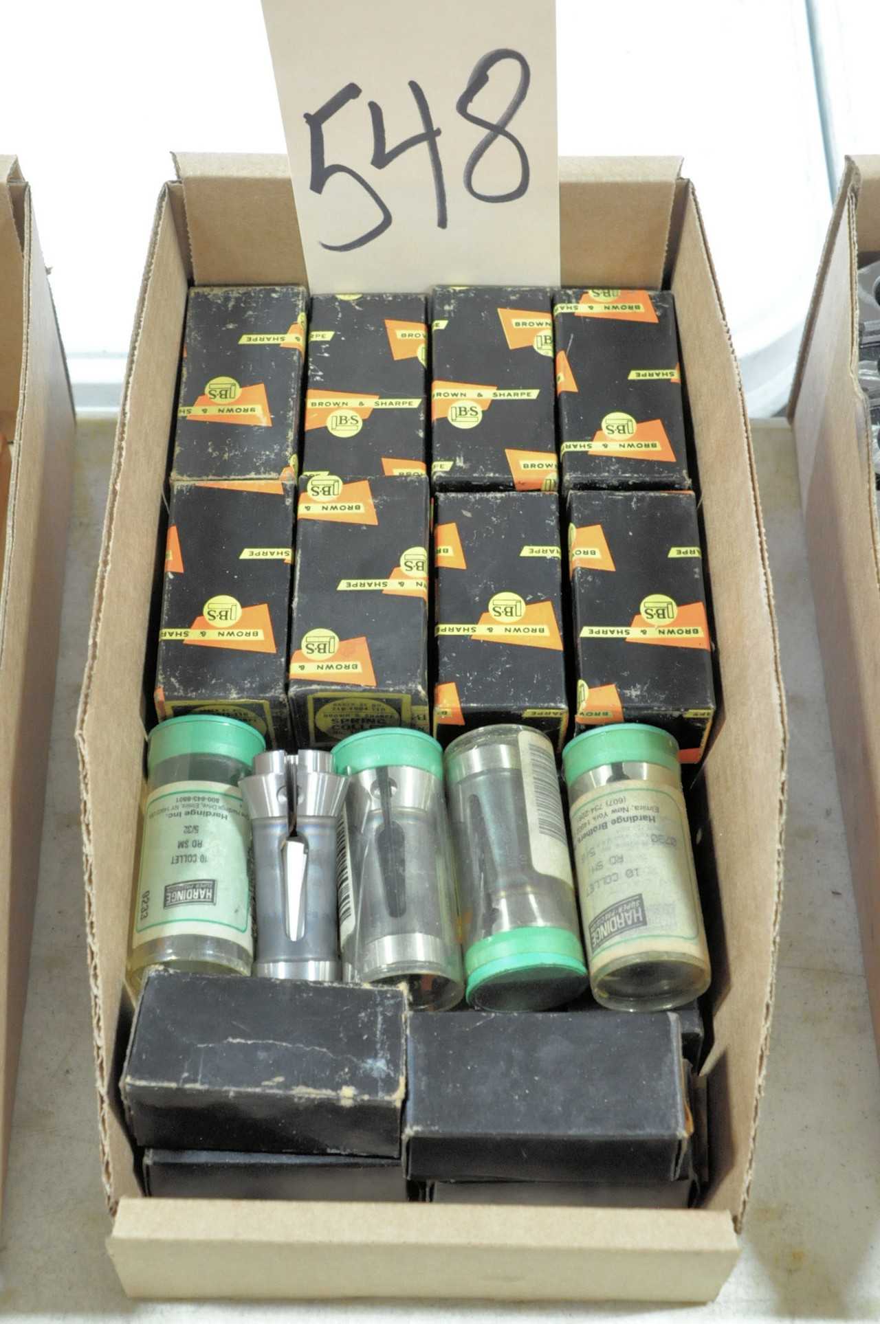 Hardinge and Brown  Sharpe Packaged Collets in 1 Box - ELECTRIC POWER TOOLS