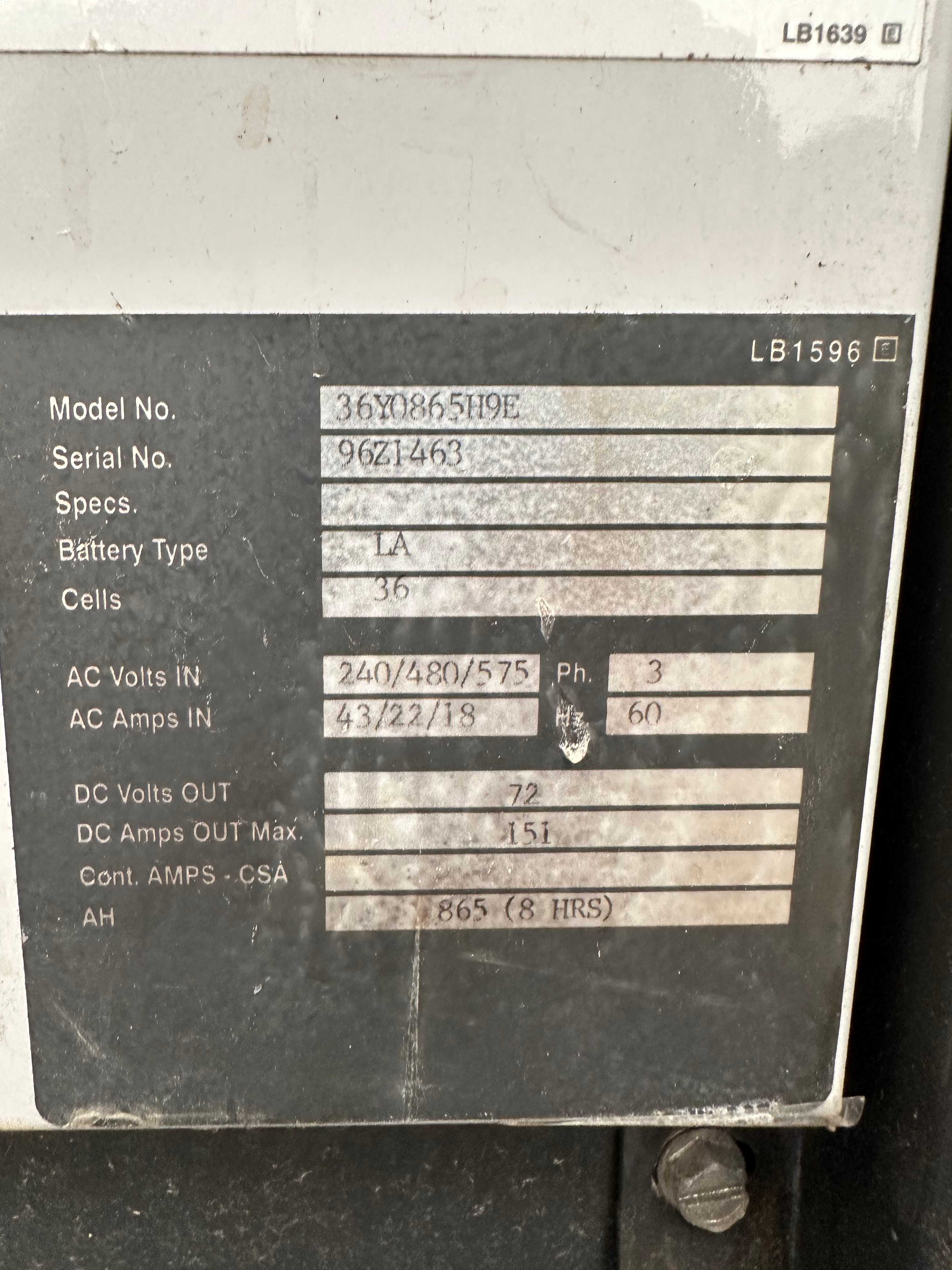 SERIES 5 RT-05 PLUS SERIES 5 BATTERY CHARGER - INDUSTRIAL PARTS