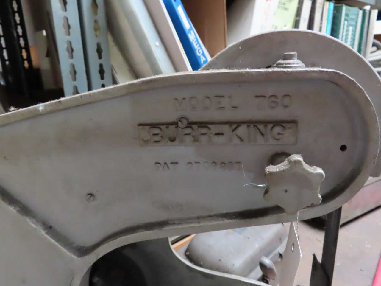 Burr King Model 760 - MACHINING ACCESSORIES & TOOLING