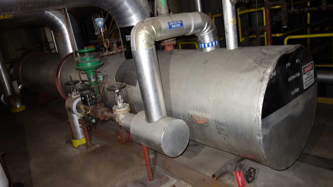 LOT OF 2 YUBA FEEDWATER HEAT EXCHANGERS