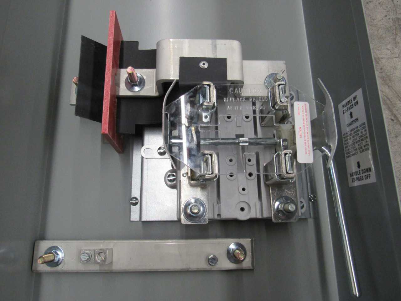Quantity of 3 New Surplus Eaton UTH4330TCH Meter Socket Ringless 320A 600V 1Ph 4Jaws NEMA 3R - CIRCUIT BREAKERS