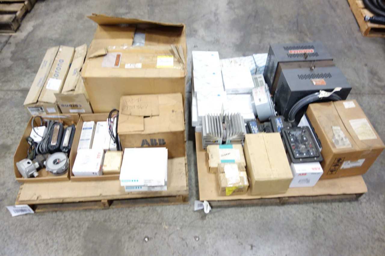 2 PALLETS OF ASSORTED ELECTRICAL - ELECTRICAL COMPONENTS