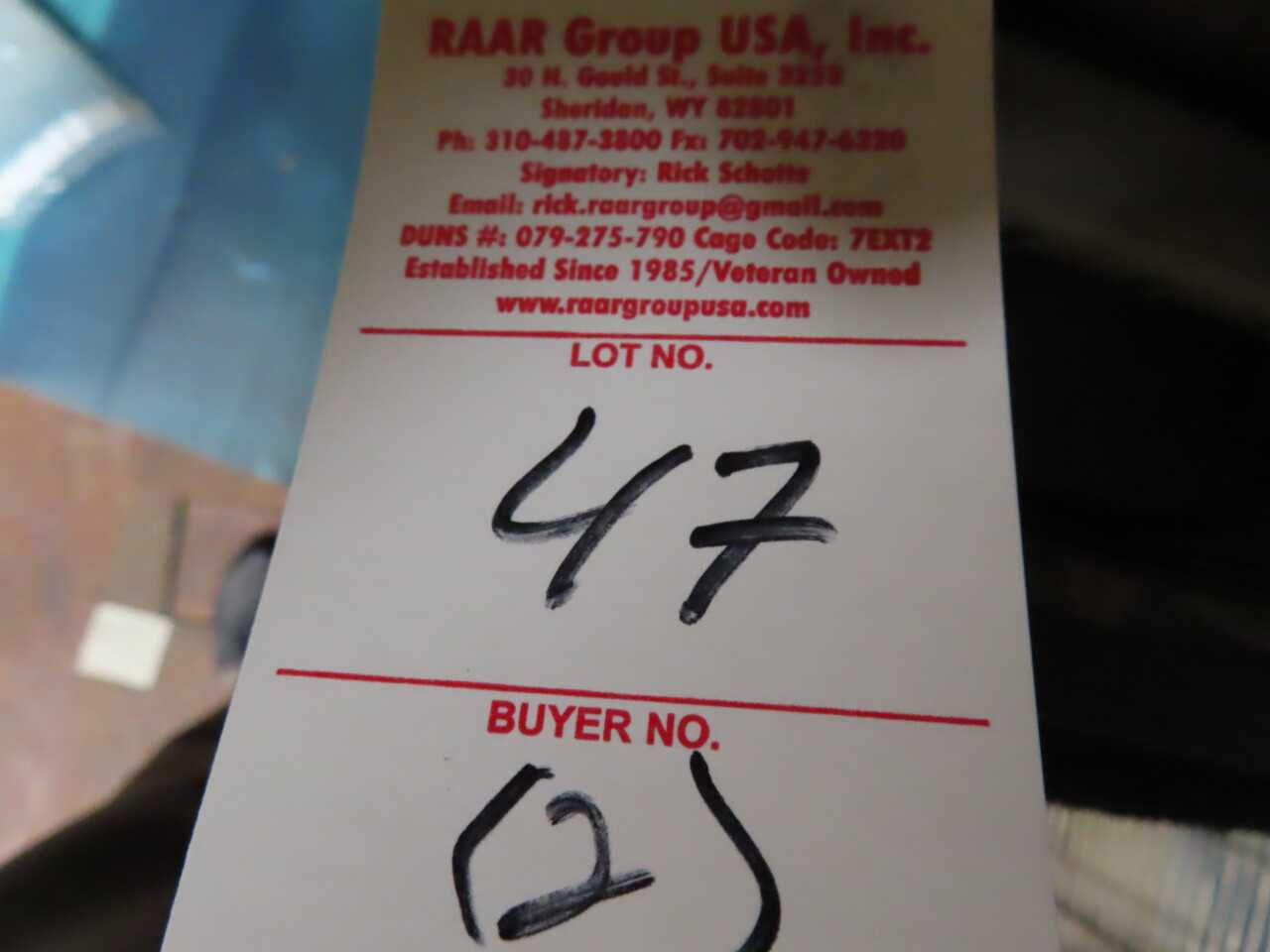 (2) each Lot Inspection Gauges - METAL INSPECTION EQUIPMENT