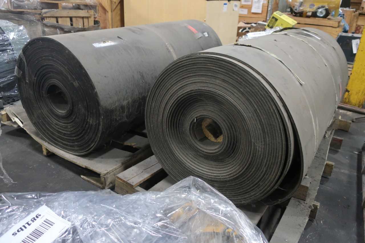 LOT OF 2 CONVEYOR BELTS - CONVEYORS